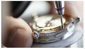 进入服务流程-伯爵售后维修网点开始维修保养服务